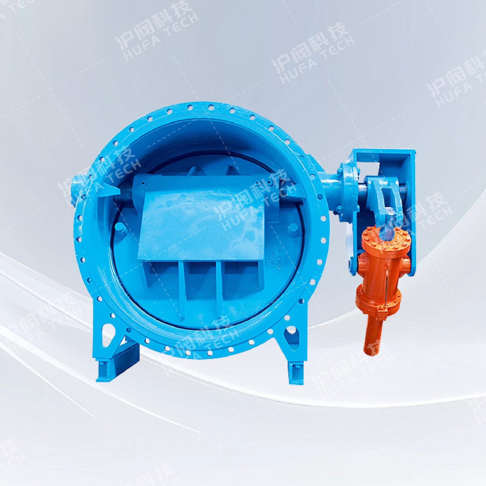 蝶式斜置密封多功能液控止回阀